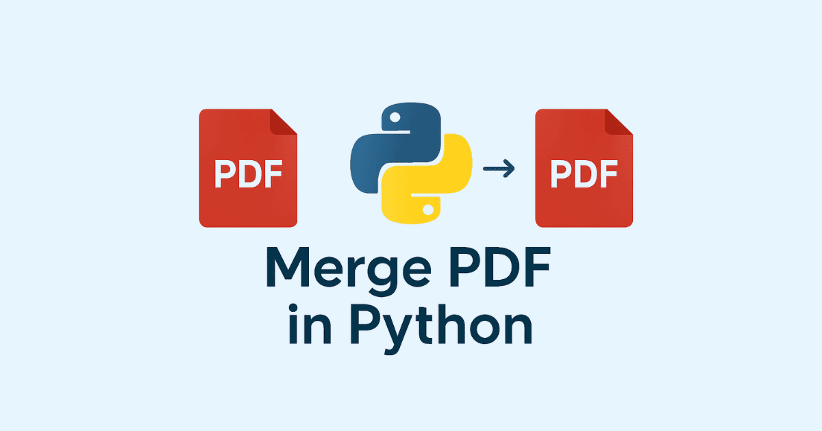Merge PDF Files in Python
