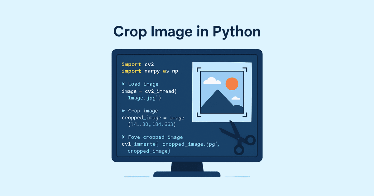Crop Image in Python