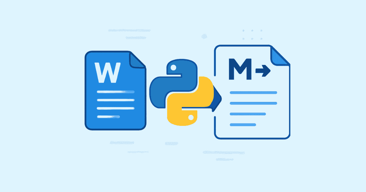 Word to Markdown in Python