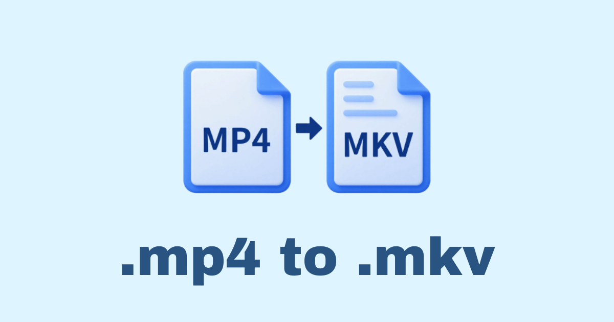 Convert MP4 to MKV In Python