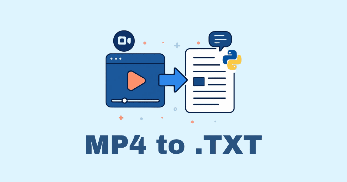 Video to Transcript in Python